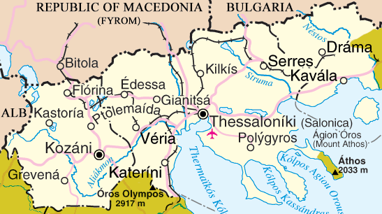 Macedonia has a population of map of macedonia greece. Macedonia has a population of
