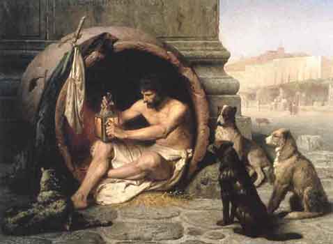 Diogenes, by Jean Leon Gerome, 1860