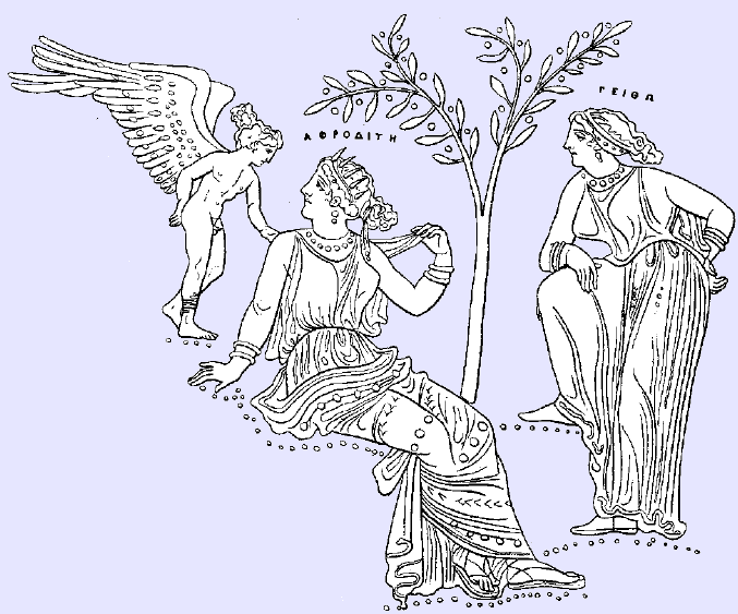 Eros, Aphrodite and Peitho