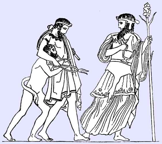 Hephaestus Making Pandora
