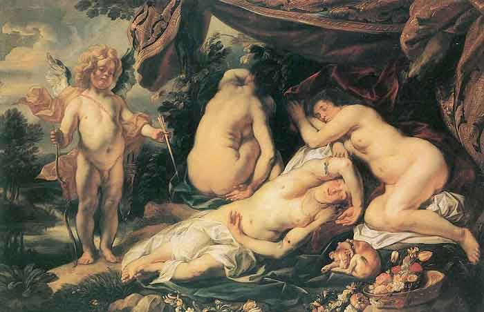 Amor and Psyche, Jacob Jordaens