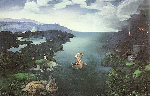 In Greek mythology, Styx ("[river of] hate") is the name of a river which 