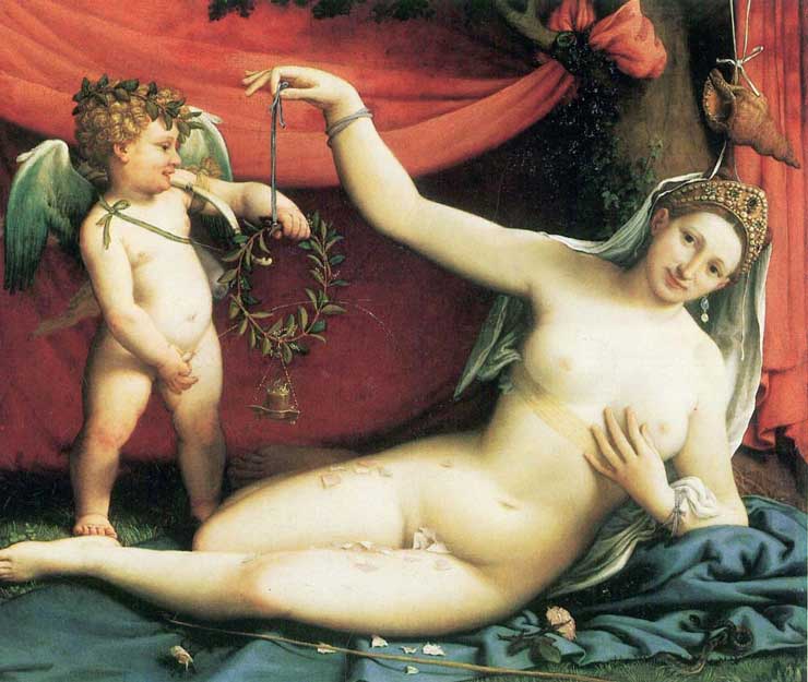 Venus und Cupid, Lorenzo LOTTO