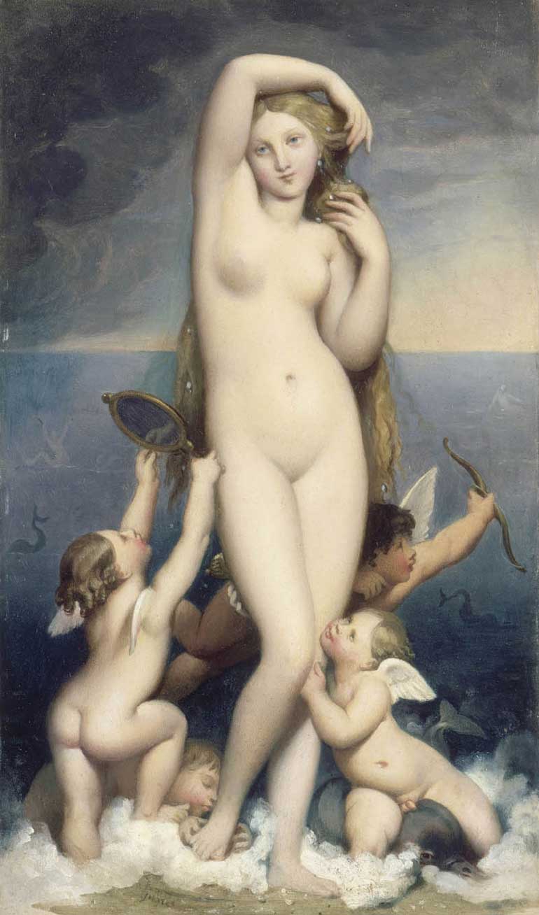 venus anadyomene ingres